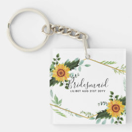 Bent u Bridesmaid Maid Honor Dank u moeder Sleutelhanger