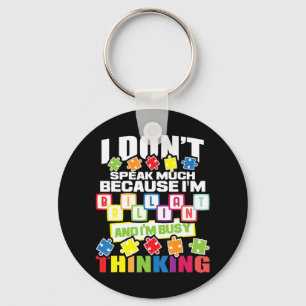 Bent u een supporter van een Autistisch Warrior? B Sleutelhanger