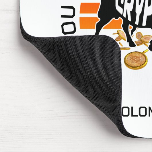 Bent u klaar CRYPTO BULL RUN Bitcoin Muismat (Hoek)