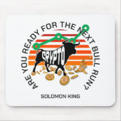 Bent u klaar CRYPTO BULL RUN Bitcoin Muismat (Voorkant)