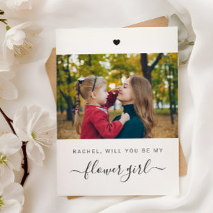 Bent u mijn Bloemenmeisje Bridal Party Voorstel? Kaart