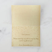 Bent u mijn Bloemenmeisje  Gold Confetti? (Binnen)