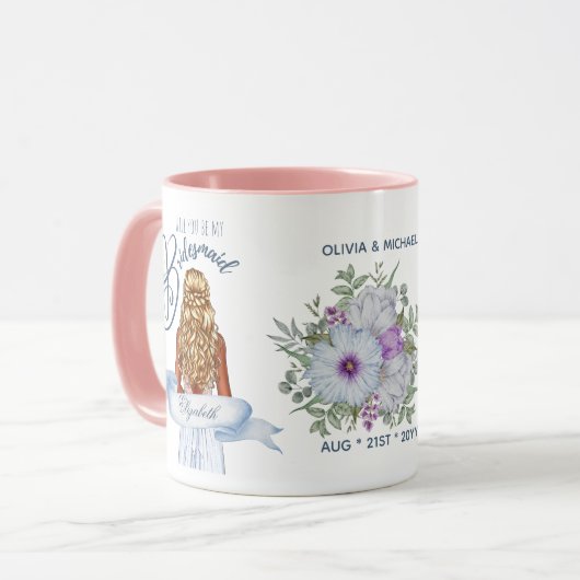 Bent u mijn BRIDESMAID Blond Haarvoorstel? Mok (Voorkant links)