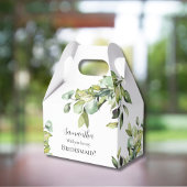 Bent u mijn Bridesmaid Elegant Green Botanicals? Bedankdoosjes