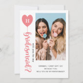 Bent u mijn Bridesmaid-fotovoorstel? (Voorkant)