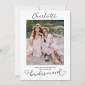 Bent u mijn Bridesmaid-fotovoorstel Kaart? (Voorkant)