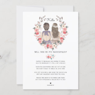 Bent u mijn Bridesmaid/Maid of Honor-voorstel? Kaart