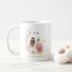 Bent u mijn Bridesmaid/Maid of Honor-voorstel? Koffiemok