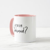 Bent u mijn Bridesmaid? Mok (Voorkant links)