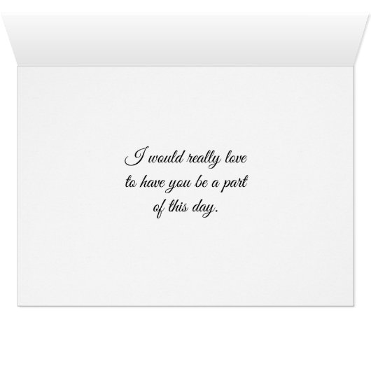 Bent u mijn Bridesmaid-persoonlijke kaart? (Binenzijde Horizontaal (Onderkant))