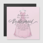Bent u mijn Bridesmaid Pink Cute Dress? (Voorkant / Achterkant)