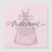 Bent u mijn Bridesmaid Pink Cute Dress? (Voorkant)