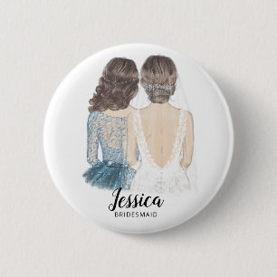 Bent u mijn bridesmaid-voorstel-badge? ronde button 5,7 cm