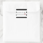 Bent u mijn Bridesmaid-voorstel? Vierkante Sticker (Tas)