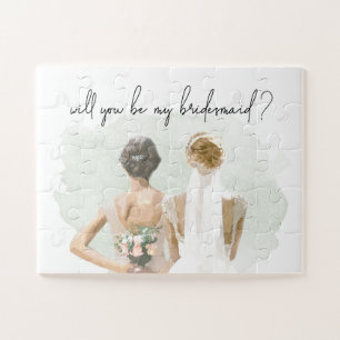Bent u mijn Bridesmaid-voorstel Waterverf? Legpuzzel