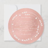 Bent u mijn Bridesmaïde roze roze roodbruin Kaart (Achterkant)