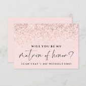 Bent u mijn briefkaart - Blush Glitter (Voorkant / Achterkant)