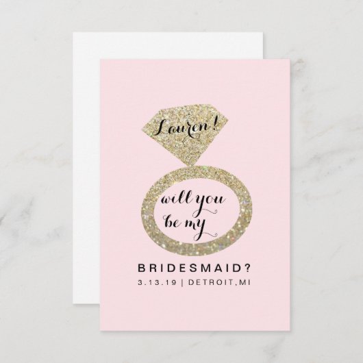 Bent u mijn briefkaart - Glit Ring Fab P (Voorkant / Achterkant)