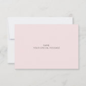 Bent u mijn briefkaart - Roos Gold Glitter (Achterkant)