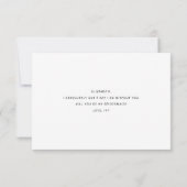 Bent u mijn briefkaart voor het voorstel? (Achterkant)