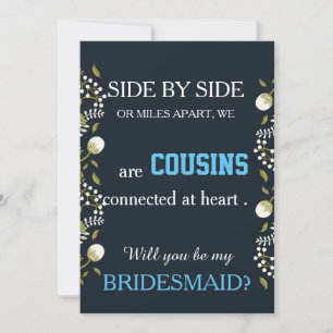 Bent u mijn bruidsmeisje? kaart