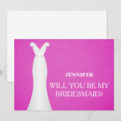Bent u mijn bruidsmeisje? kaart (Voorkant / Achterkant)