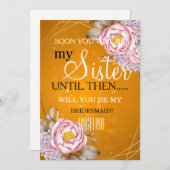 Bent u mijn bruidsmeisje? kaart (Voorkant / Achterkant)