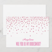 Bent u mijn bruidsmeisje? kaart (Voorkant / Achterkant)