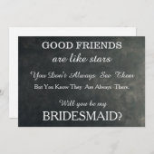 Bent u mijn bruidsmeisje? kaart (Voorkant / Achterkant)