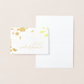 Bent u mijn bruidsmeisje, speciaal gepersonaliseer folie kaarten (Display)