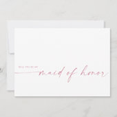 Bent u mijn dienstmeisje? | Blush roze (Voorkant)