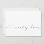 Bent u mijn dienstmeisje? | Dusty Blue (Voorkant)