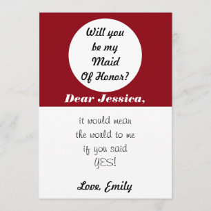 Bent u mijn dienstmeisje? Polka Dots aanpassen Kaart