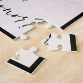 Bent u mijn dienstmeisje? Trendy Script-foto Legpuzzel (Zijkant)