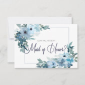 Bent u mijn dienstmeisje van de moderne blauwe Roz (Voorkant)