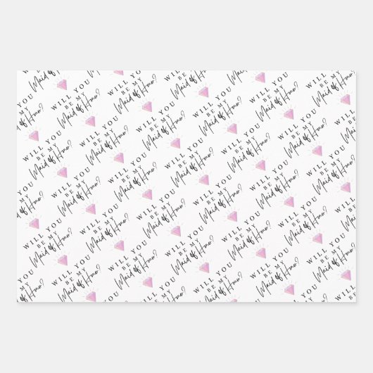 Bent u mijn dochter van eervolle papierpakbladen? inpakpapier vel (Voorkant 3)