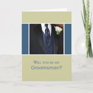 Bent u mijn Groomsman?