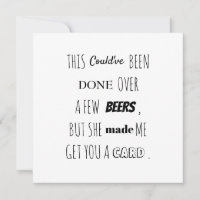 Bent u mijn Groomsman Best Man Flat Card?