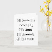 Bent u mijn Groomsman Best Man Folded Card? Kaart (Gele Bloem)