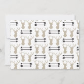 Bent u mijn Groomsman Deer Antlers en Arrow? Kaart (Achterkant)