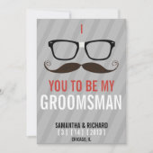 Bent u mijn Groomsman Geek Glasses? Kaart (Voorkant)