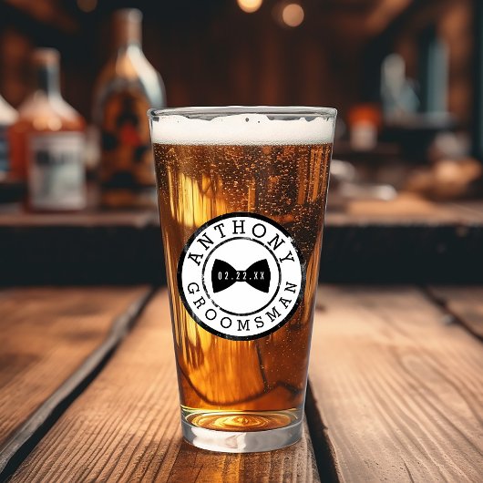 Bent u mijn Groomsman Gift? Glas