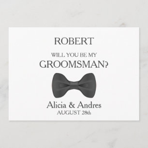 Bent u mijn Groomsman? Kaart