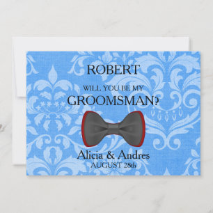 Bent u mijn Groomsman? Kaart