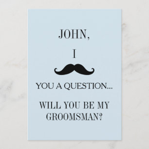 Bent u mijn Groomsman? Kaart