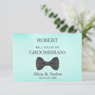 Bent u mijn Groomsman? Uitnodiging