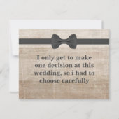 Bent u mijn Groomsman? Uitnodiging (Voorkant)