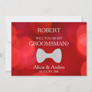 Bent u mijn Groomsman? Uitnodiging
