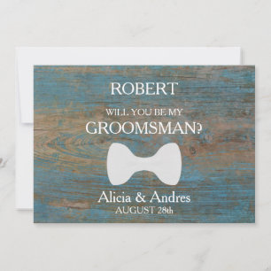 Bent u mijn Groomsman? Voorstel Kaart