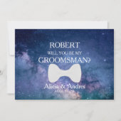 Bent u mijn Groomsman? Voorstel Kaart (Voorkant)